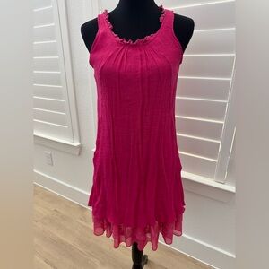 Urban Mango Hot Pink Sleeveless Dress